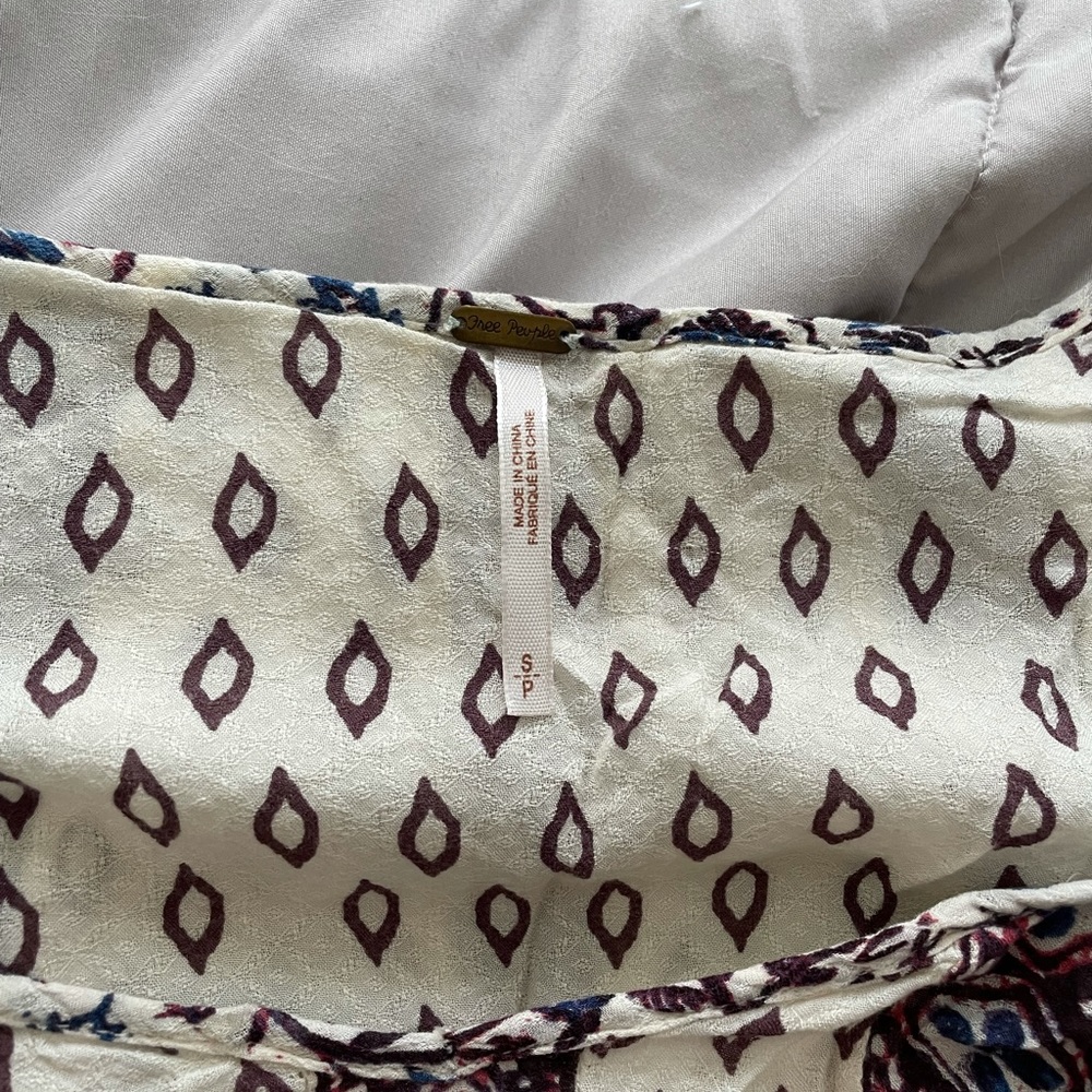Free People Patterned Top - Picture 2 of 2